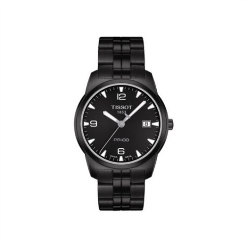 Tissot PR 100 Quartz 38 PVD / Black / Bracelet